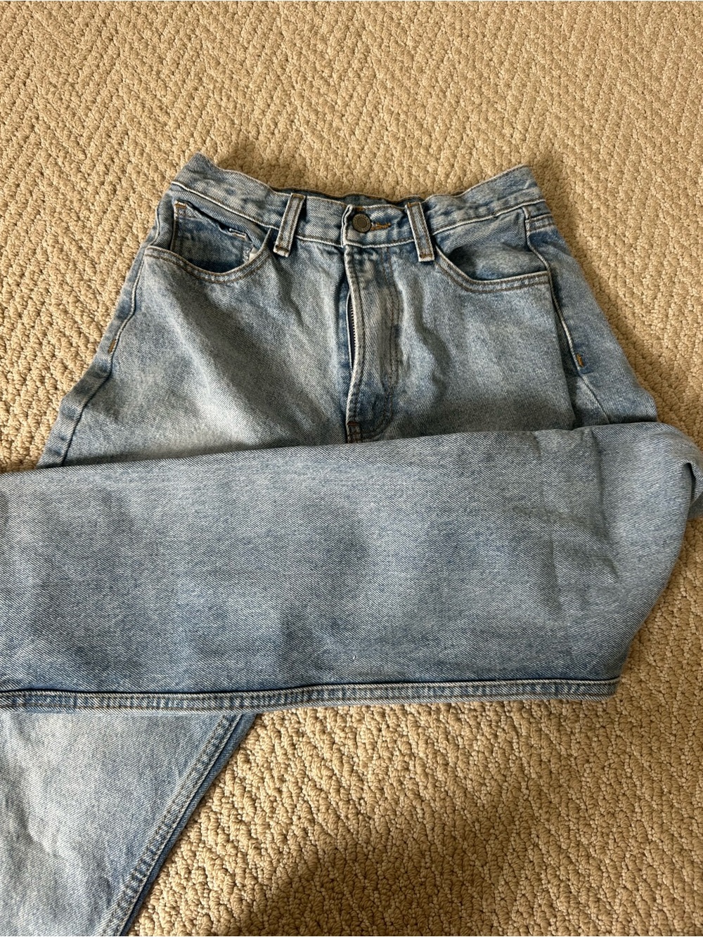 Brandy Melville Relaxed Light Blue Denim Jeans